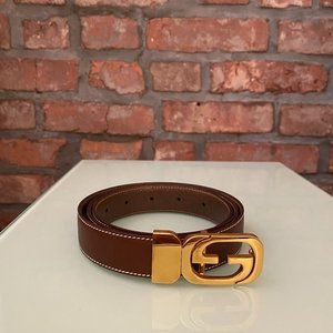 Vintage Gucci Interlocking Logo Belt - NEW, in dust bag, authentication
